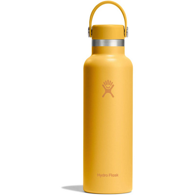 Hydro Flask 21 oz Standard Mouth 621 ml thermoskan (Maat 0.621L, Geel)