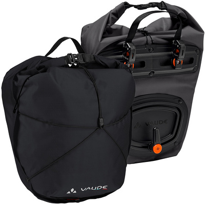 Vaude Aqua Front Light fietstas (Maat 22L, Zwart)