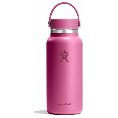 Hydro Flask 32oz Wide Mouth Flexi Cap 946ml thermoskan (Maat 0.946L, Roze)