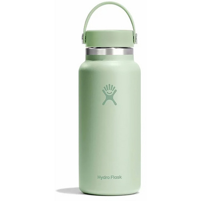Hydro Flask 32oz Wide Mouth Flexi Cap 946ml thermoskan (Maat 0.946L, Groen)