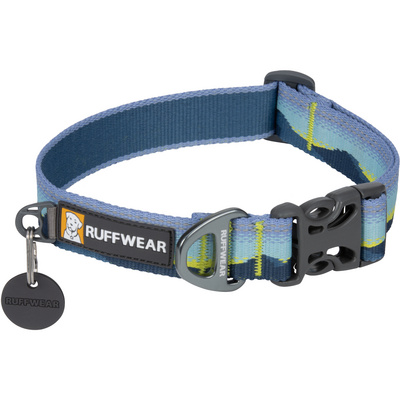 Ruffwear Crag Collar hondenhalsband (Maat 28-36cm, Blauw)
