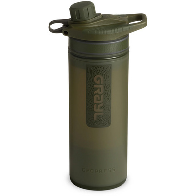 Grayl Geopress Purifier waterfilter (Maat 0.71L, Olijf)
