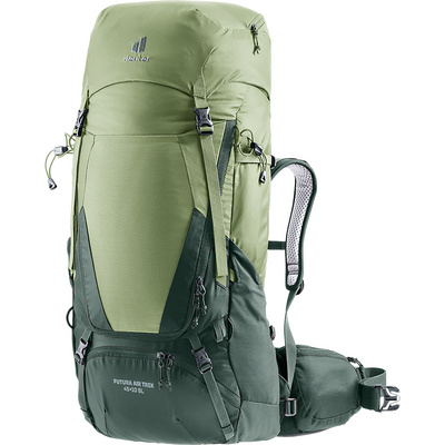 Deuter Dames Futura Air Trek 45+10 SL rugzak (Maat 45+10L, Olijf)