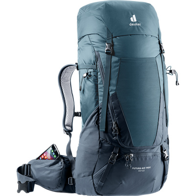 Deuter Futura Air Trek 50+10 rugzak (Maat 50+10L, Blauw)
