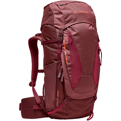 Vaude Dames Asymmetric 38+8 Rugzak (Maat 46L, Rood)