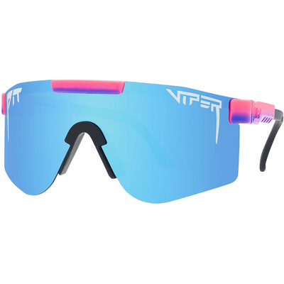 Pit Viper The Original - Leonardo Polarized Sportbril (Maat DOUBLE WIDE, Rood)