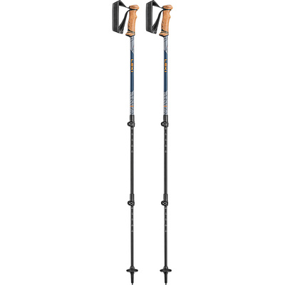 Leki Legacy Lite Wandelstokken (Maat 100-135cm, Grijs)