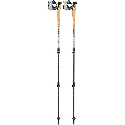 Leki Cross Trail Lite Carbon Wandelstokken (Maat 100-135cm, Zwart)