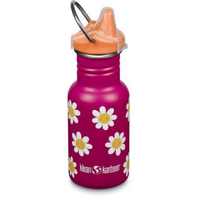 Klean Kanteen Gourde Classic Narrow Sippy Cap (taille 355ml, Rose vif)