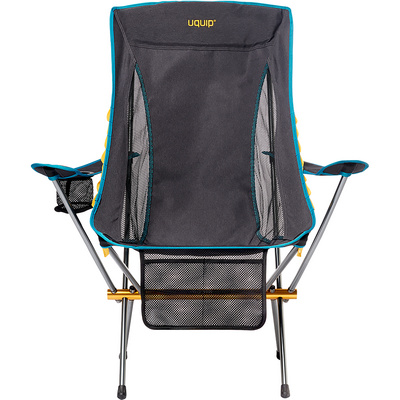 Uquip Infinity Lounger Campingstoel (Maat One Size, Grijs)