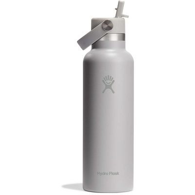 Hydro Flask 21oz Standard Flex Straw Cap Thermosfles (Maat 0.621L, Grijs)