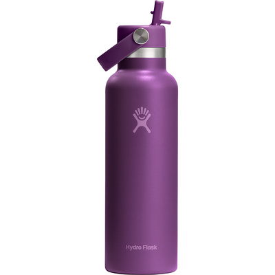 Hydro Flask 21oz Standard Flex Straw Cap Thermosfles (Maat 0.621L, Paars)