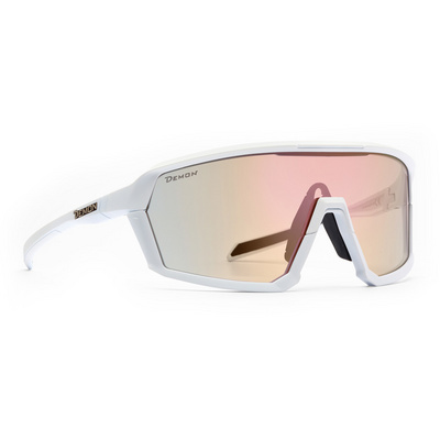 Demon Gravel DOCHROM Mirror Sportbril (Maat One Size, Wit)