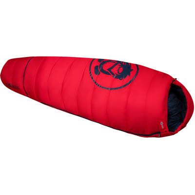Trollkids Kinderen Fjell Dreamer II Slaapzak (Maat MAX. 170CM, Rood)