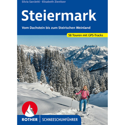 Rother Guide de raquettes à neige de Styrie (taille One Size, 3. Aufl. 2023)