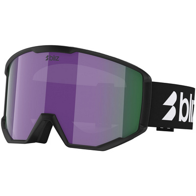 Bliz Spark Skibril (Maat One Size, Zwart)