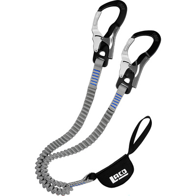 LACD Ultimate 3.0 Ferrata Klettersteigset (Maat One Size, Grijs)