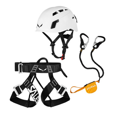 Salewa Ergo Core-Evo-Toxo 3.0 Klettersteig complete set (Maat ONE SIZE, Zwart)