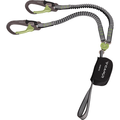 Camp Kinetic Gyro Rewind Pro Klettersteigset (Maat One Size, Grijs)