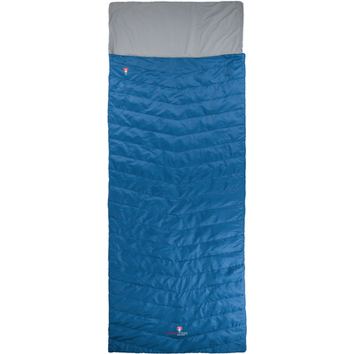 Grüezi Bag Biopod Wolle Almhütte Slaapzak (Maat MAX. 195CM, Blauw)