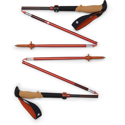 Black Diamond Pursuit Flz Trekkingstokken (Maat 125-140cm, Zwart)