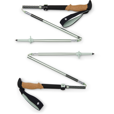 Black Diamond Pursuit Flz Trekkingstokken (Maat 125-140cm, Zwart)