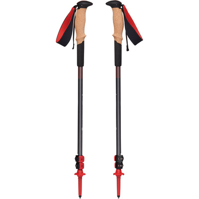 Black Diamond Pursuit Shock Trekkingstokken (Maat 100-125cm, Grijs)