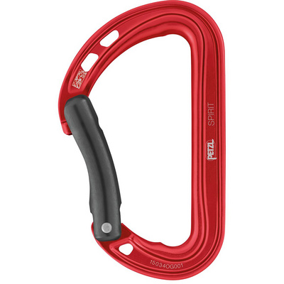 Petzl Spirit Karabiner (Maat One Size, Rood)