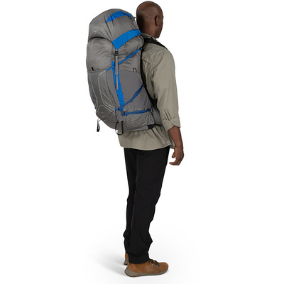 Osprey Heren Exos Pro 55 Rugzak (Maat 55L | S-M, Grijs)