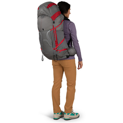 Osprey Dames Eja Pro 55 Rugzak (Maat 55L | M-L, Grijs)