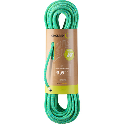 Edelrid Eagle Lite Eco Dry 9,5mm Klimtouw (Maat 70M, Groen)