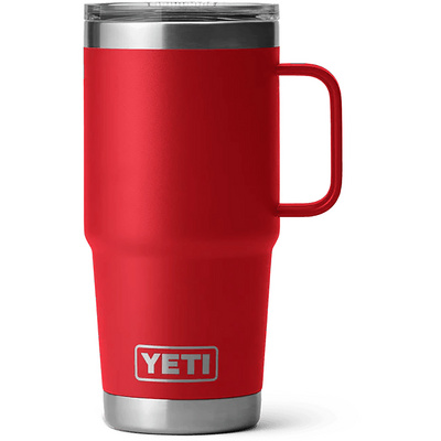 Yeti Coolers Rambler 20oz Travel Thermosbeker (Maat 591ml, Rood)