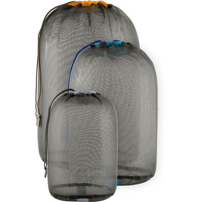 Sea to Summit Mesh Stuff Packsack Set (Maat 5l+8l+13l, Grijs)