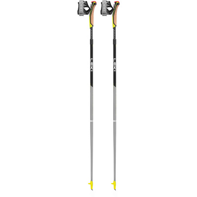 Leki Speed Pacer Vario Stokken (Maat 105CM, Grijs)