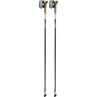 Leki Bâtons Smart Pacer Lite (taille 110CM, Bleu)