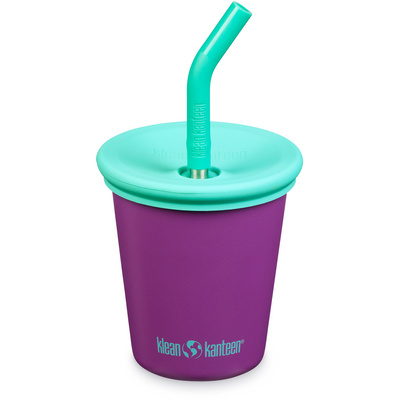 Klean Kanteen Straw Lid Steel Cup (taille 296ml, Violet)