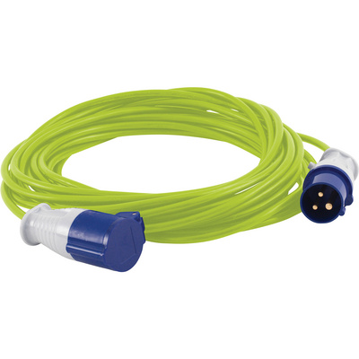 Outwell Corvus CEE Cable 15 Mtr. (Maat One Size, Groen)