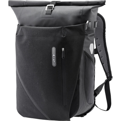 Ortlieb Sacoche de vélo Vario High-Vis QL2.1 (taille 26L, Noir)