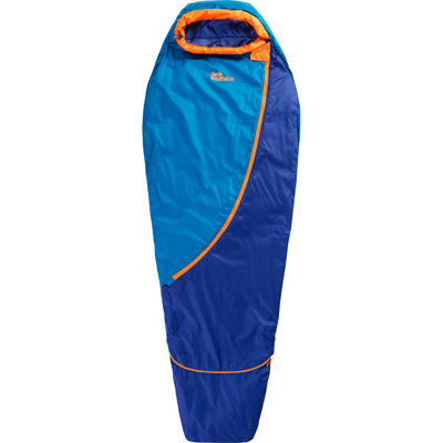 Jack Wolfskin Kinderen Grow Up Moonrise Slaapzak (Maat MAX. 160CM, Blauw)