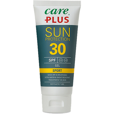 Care Plus Sun Protection Sports Gel SPF30 (taille 100ML, Blanc)