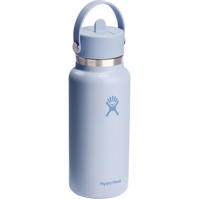 Hydro Flask 32oz Wide Flex Straw Cap Thermosfles (Maat 0.946L, Blauw)