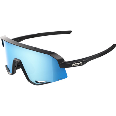100% Speedcraft Hiper Mirror Lens Sportbril (Maat ONE SIZE, Zwart)