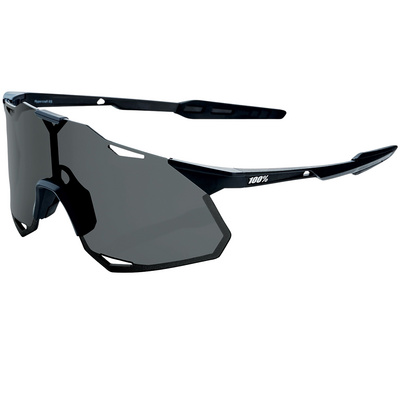 100% Hypercraft XS Smoke Lens Sportbril (Maat One Size, Zwart)