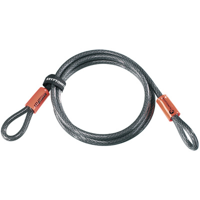 Kryptonite Câble de boucle d'extrémité KryptoFlex 410 Looped (taille 10mm/120cm, Gris)