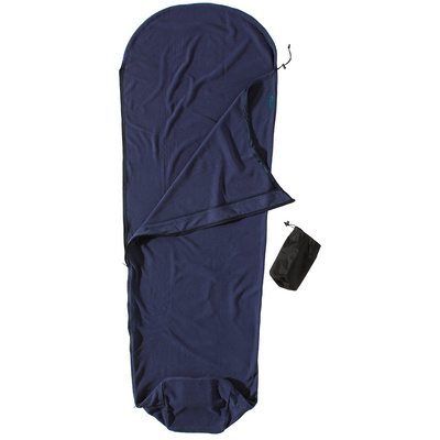 Cocoon Micro-Fleece Mummyliner (Maat MAX. 210CM, Blauw)