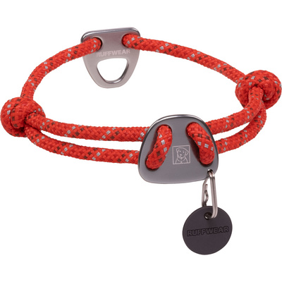 Ruffwear Knot-A-Collar Hondenhalsband (Maat 51-66cm, Rood)