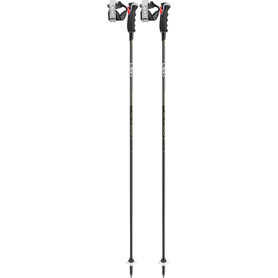 Leki Carbon 12 3D Skistokken (Maat 130CM, Zwart)
