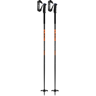 Leki Pitch Back Skistokken (Maat 125CM, Zwart)