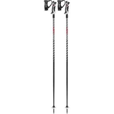 Leki Hot Shot S Skistokken (Maat 125CM, Zwart)
