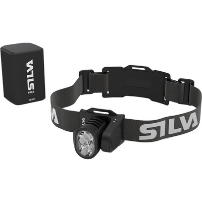 Silva Free 3000 Hoofdlamp (Maat M-346g Batterie, Zwart)